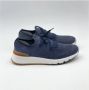 BRUNELLO CUCINELLI Blauwe Denim Katoenen Mesh Hardloopschoenen Blue Heren - Thumbnail 2