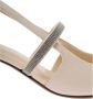 BRUNELLO CUCINELLI Slingback Pumps met puntige neus en lage hak Gray Dames - Thumbnail 4