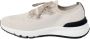 BRUNELLO CUCINELLI Wol Jacquard Sneakers Beige Heren - Thumbnail 4