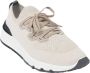 BRUNELLO CUCINELLI Wol Jacquard Sneakers Beige Heren - Thumbnail 5