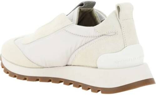 BRUNELLO CUCINELLI Sneakers met Juweelversiering om in te stappen White Dames