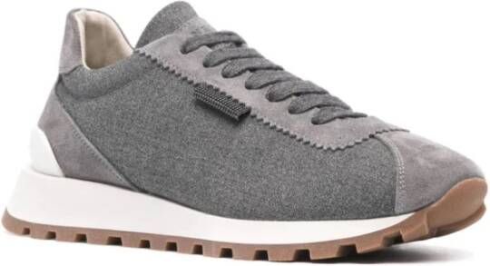 BRUNELLO CUCINELLI Sneakers voor vrouwen Gray Dames