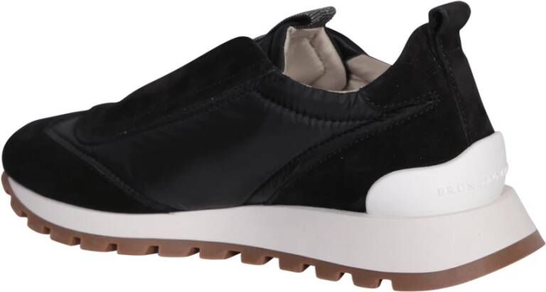 BRUNELLO CUCINELLI Zwarte Sneakers voor Vrouwen Zwart Dames