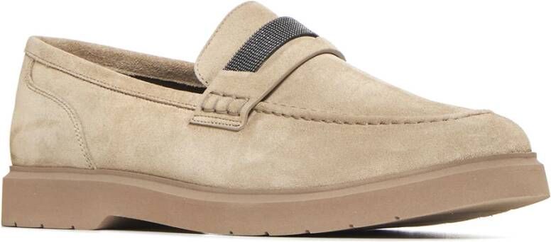 BRUNELLO CUCINELLI Stijlvolle Platte Schoenen Beige Dames