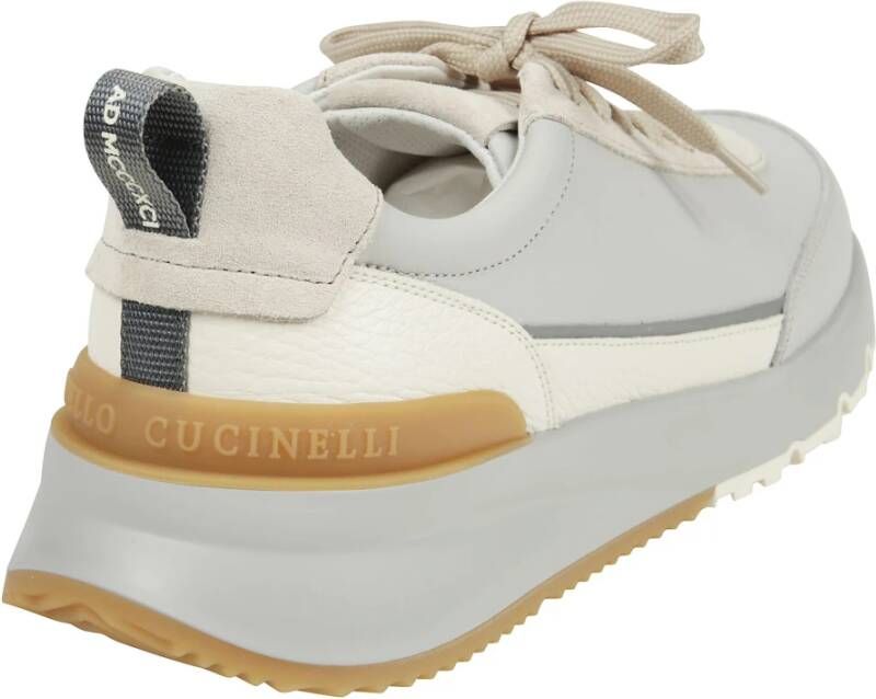 BRUNELLO CUCINELLI Stijlvolle schoenen voor mannen en vrouwen White Heren