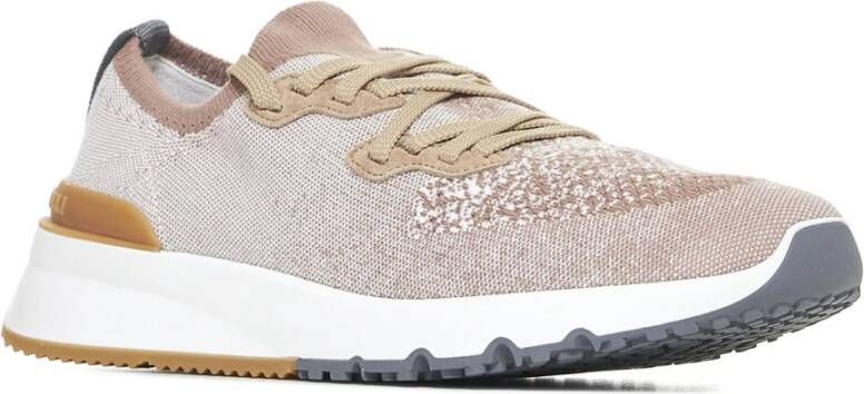 BRUNELLO CUCINELLI Stijlvolle Sneakers Beige Heren