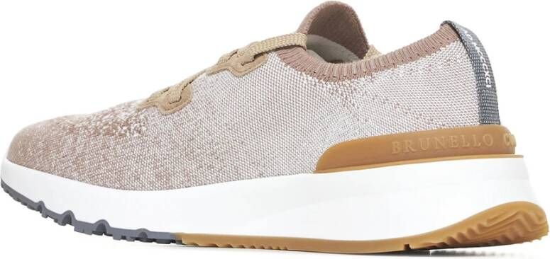 BRUNELLO CUCINELLI Stijlvolle Sneakers Beige Heren