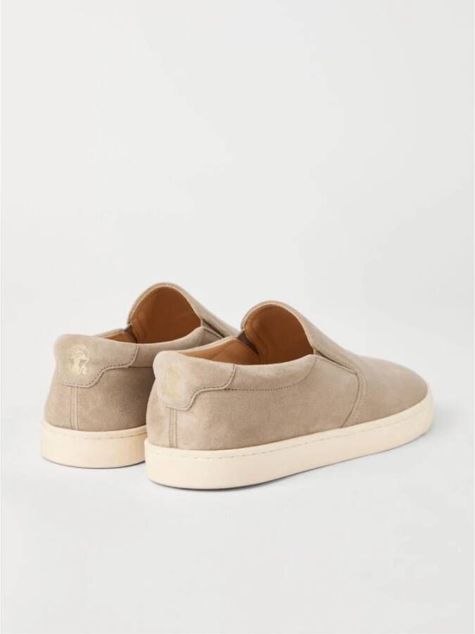 BRUNELLO CUCINELLI Stijlvolle Sneakers Beige Heren