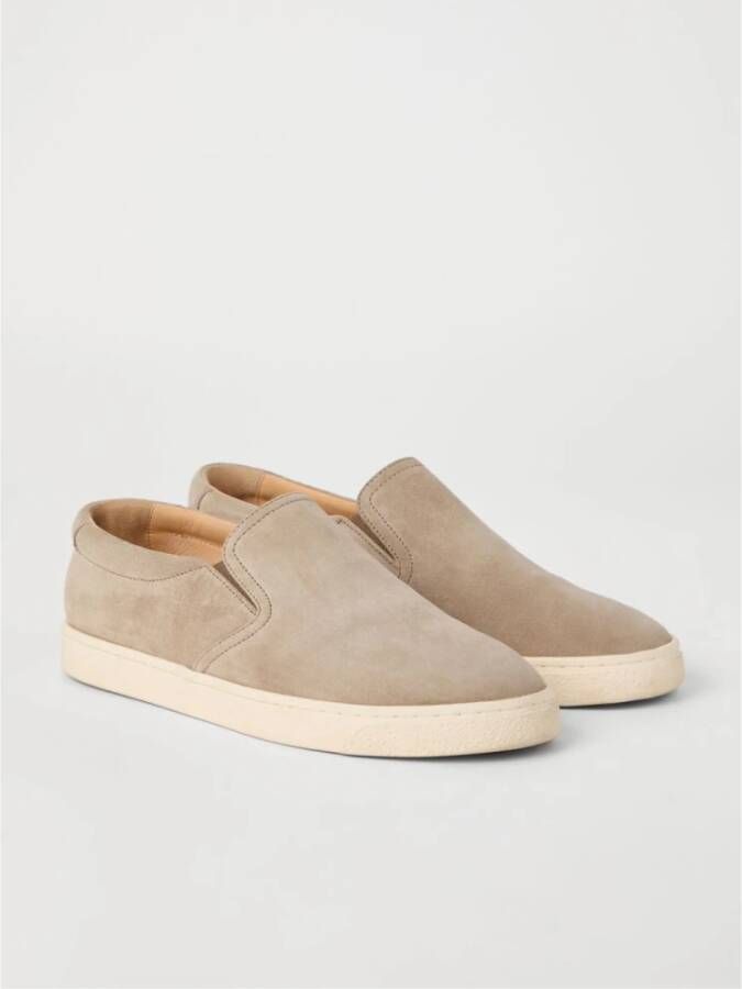 BRUNELLO CUCINELLI Stijlvolle Sneakers Beige Heren