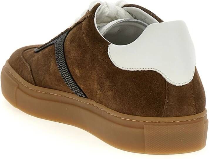 BRUNELLO CUCINELLI Stijlvolle Sneakers Brown Dames