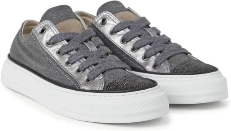 BRUNELLO CUCINELLI Stijlvolle Sneakers Gray Dames