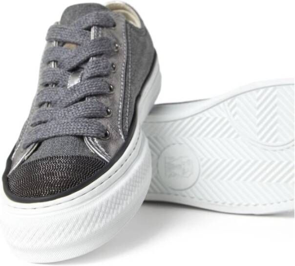 BRUNELLO CUCINELLI Stijlvolle Sneakers Gray Dames