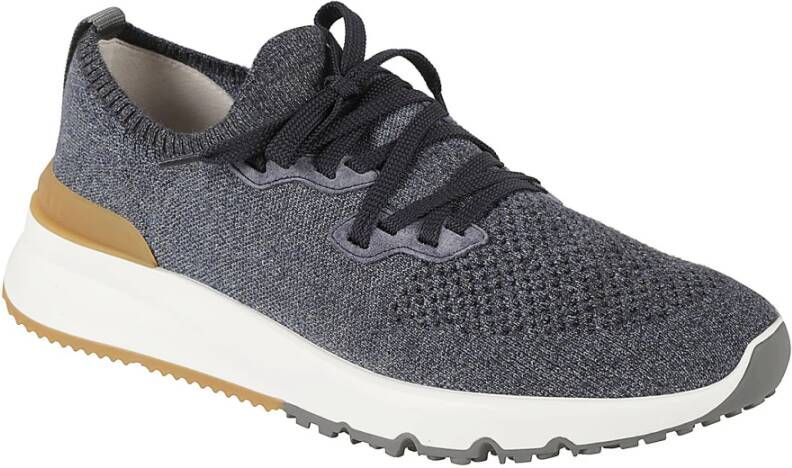 BRUNELLO CUCINELLI Stijlvolle Sneakers Scarpe Gray Heren