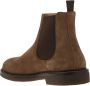 BRUNELLO CUCINELLI Suede Chelsea Boot met Ambacht en Fijne Materialen Brown Heren - Thumbnail 3