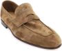 BRUNELLO CUCINELLI Bruine Suède Penny Loafer Moccasins Brown Heren - Thumbnail 4