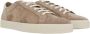 BRUNELLO CUCINELLI Suede Low-Top Sneakers met Logo Beige Heren - Thumbnail 2