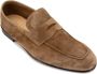 BRUNELLO CUCINELLI Bruine Suède Penny Loafer Moccasins Brown Heren - Thumbnail 12