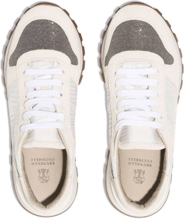 BRUNELLO CUCINELLI Suède sneakers Wit Dames