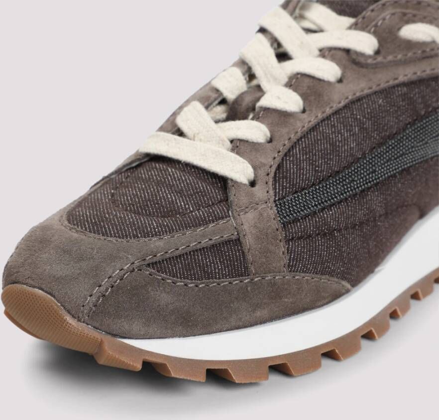 BRUNELLO CUCINELLI Taiga Sneakers voor Mannen Brown Dames