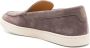 BRUNELLO CUCINELLI Taupe Leren Sneaker met Rubberen Zool Brown Heren - Thumbnail 3