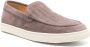 BRUNELLO CUCINELLI Taupe Leren Sneaker met Rubberen Zool Brown Heren - Thumbnail 4