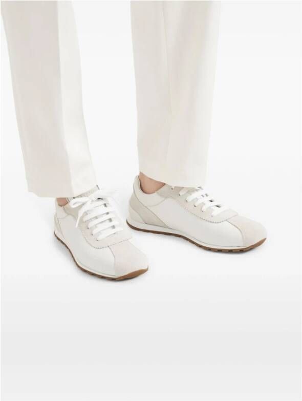 BRUNELLO CUCINELLI Witte Sneakers voor een stijlvolle look White Dames