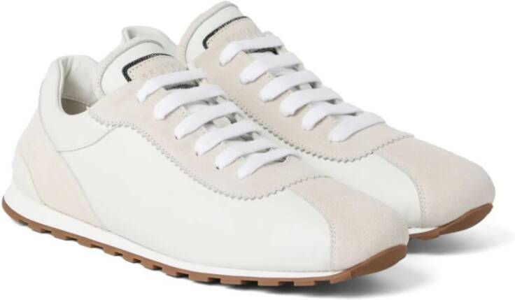 BRUNELLO CUCINELLI Witte Sneakers voor een stijlvolle look White Dames