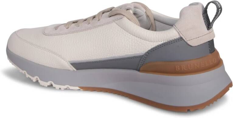 BRUNELLO CUCINELLI Witte Sneakers voor Mannen White Heren