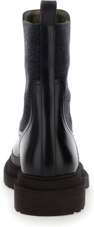 BRUNELLO CUCINELLI Zwarte Laarzen Black Dames