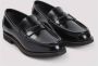 BRUNELLO CUCINELLI Zwarte Leren Loafers voor Vrouwen Black Dames - Thumbnail 2