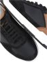 BRUNELLO CUCINELLI Zwarte Leren Sneakers Ronde Neus Vetersluiting Black Heren - Thumbnail 6