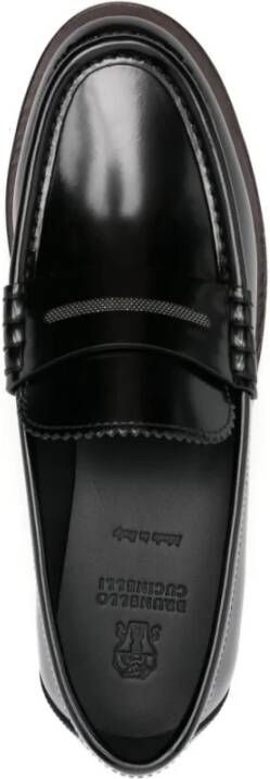 BRUNELLO CUCINELLI Zwarte Loafer Schoenen voor Vrouwen Black Dames