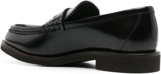 BRUNELLO CUCINELLI Zwarte platte schoenen met Monili-ketting Black Dames