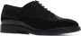 BRUNELLO CUCINELLI Zwarte platte schoenen met veters van leer Black Heren - Thumbnail 2