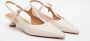 Bruno Premi Beige Sandalen met Gesloten Neus en Patroon Beige Dames - Thumbnail 2