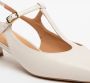 Bruno Premi Beige Sandalen met Gesloten Neus en Patroon Beige Dames - Thumbnail 3