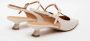 Bruno Premi Beige Sandalen met Gesloten Neus en Patroon Beige Dames - Thumbnail 4