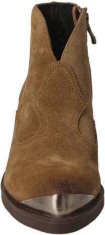 Bruno Premi Dames cowboystijl enkellaarsjes in toffee Brown Dames