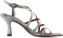 Bruno Premi Leren Hoge Hak Sandalen Gray Dames - Thumbnail 3