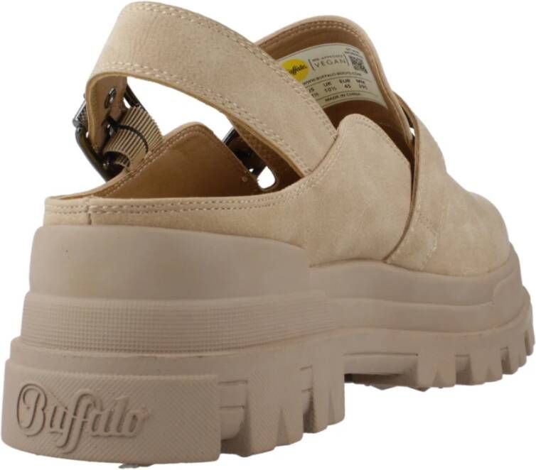 Buffalo Aspha Klomp Sandaal Beige Dames