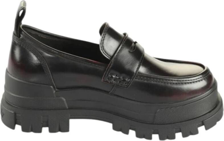 Buffalo Bordeaux Loafer Vegan Nappa Schoenen Red Dames