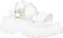 Buffalo Chunky Sole Classic Sandals White Dames - Thumbnail 3