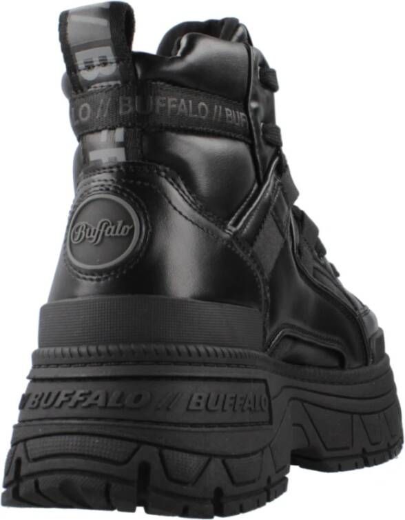 Buffalo Fusion Hybrid Mid Top Sneakers Black Dames