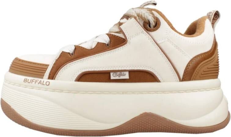 Buffalo Platform Sneakers Beige Dames