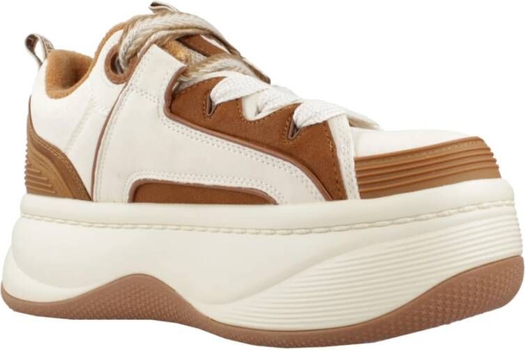 Buffalo Platform Sneakers Beige Dames