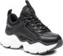 Buffalo Binary C Platform Sneaker Zwart Wit Black Dames - Thumbnail 4