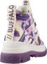 Buffalo Stijlvolle Lace-up Laarzen Purple Dames - Thumbnail 3