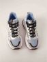 Buffalo Triplet Hollow Trendy Sneakers Dames white blue silver maat: 39 beschikbare maaten:36 37 38 39 40 41 - Thumbnail 5