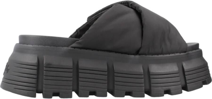 Buffalo Velcross Sliders Black Dames