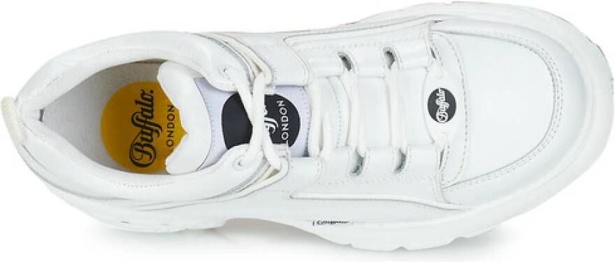 Buffalo Witte Sneakers voor een stijlvolle look White Dames